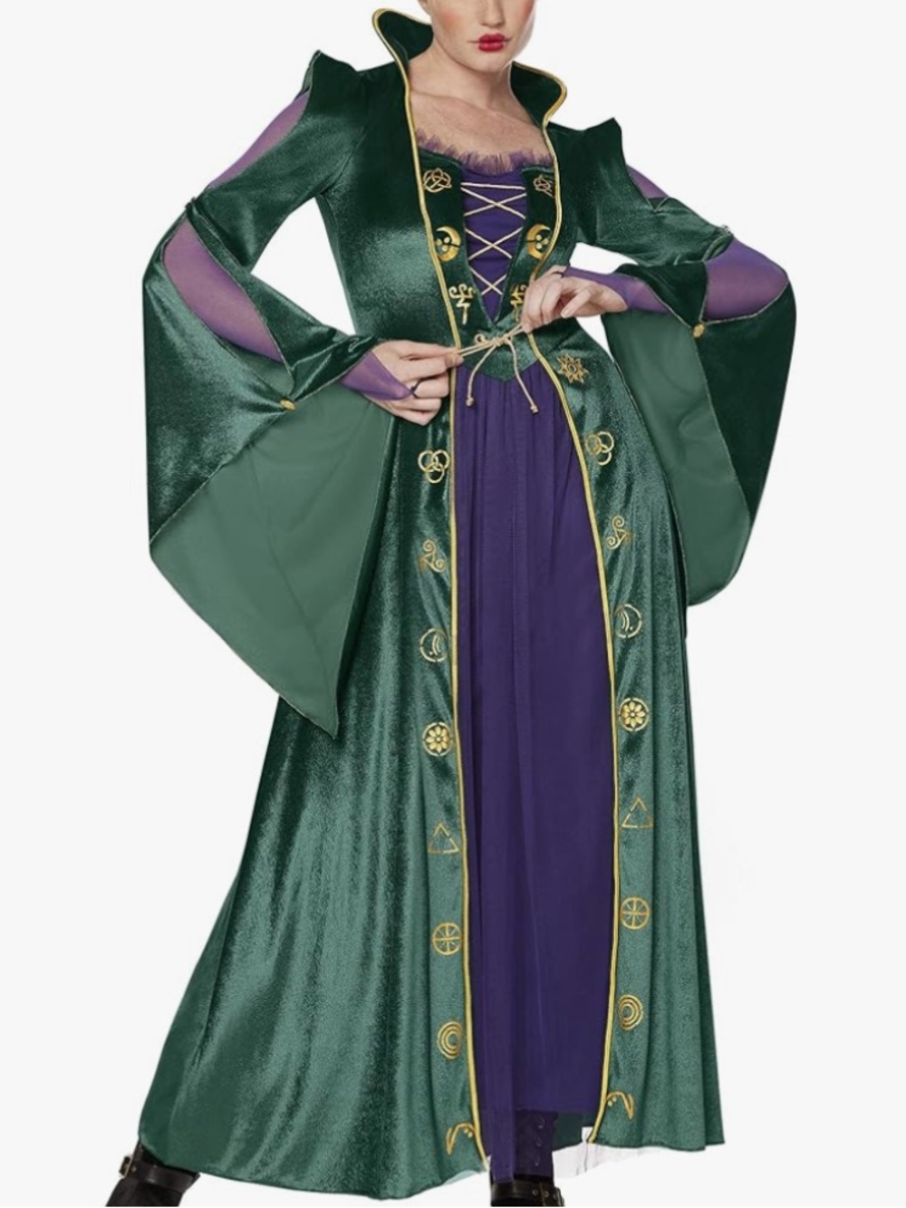 Hocus Pocus Winnie Sanderson Dress Halloween Costume Spirit Witch New 2X